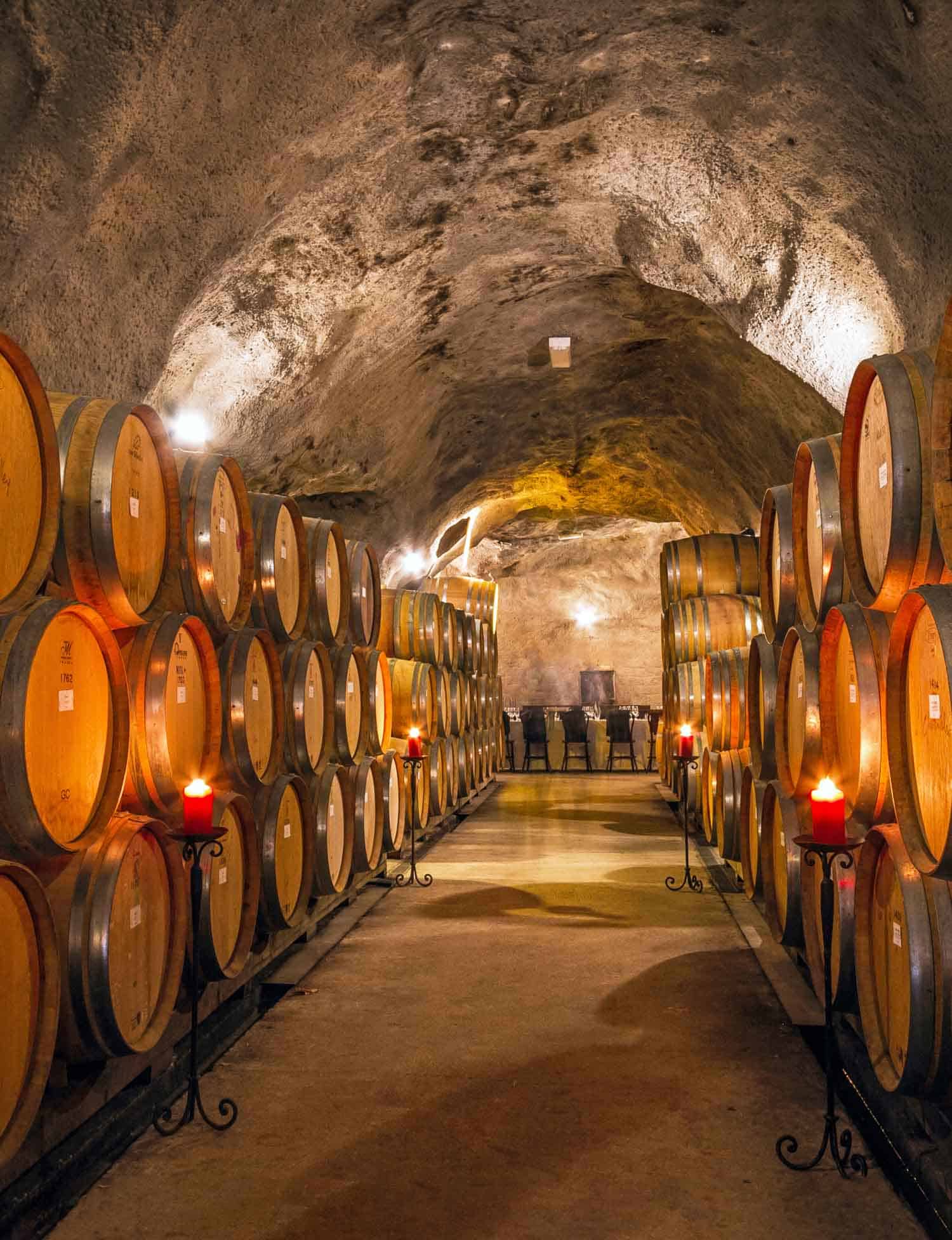 Gibbston Valley Winery wine cave