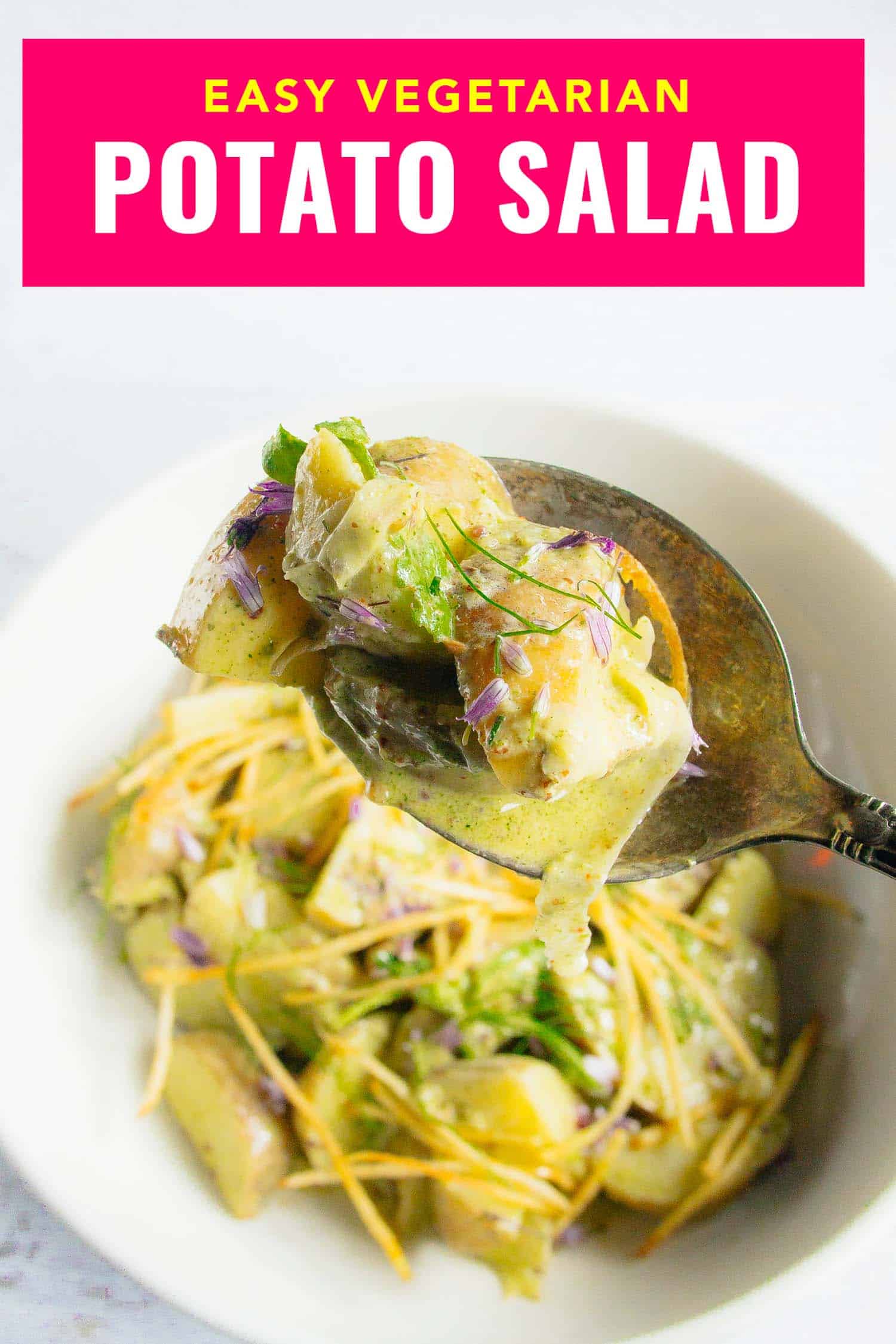 green garlic potato salad