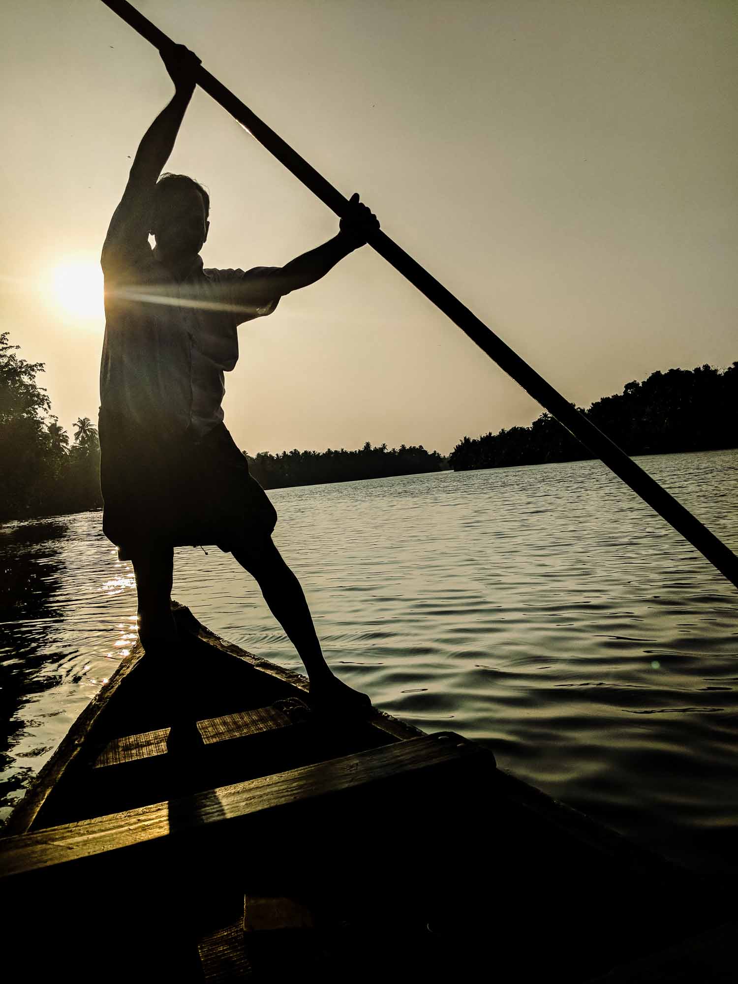 Monroe Islands Kerala from the river