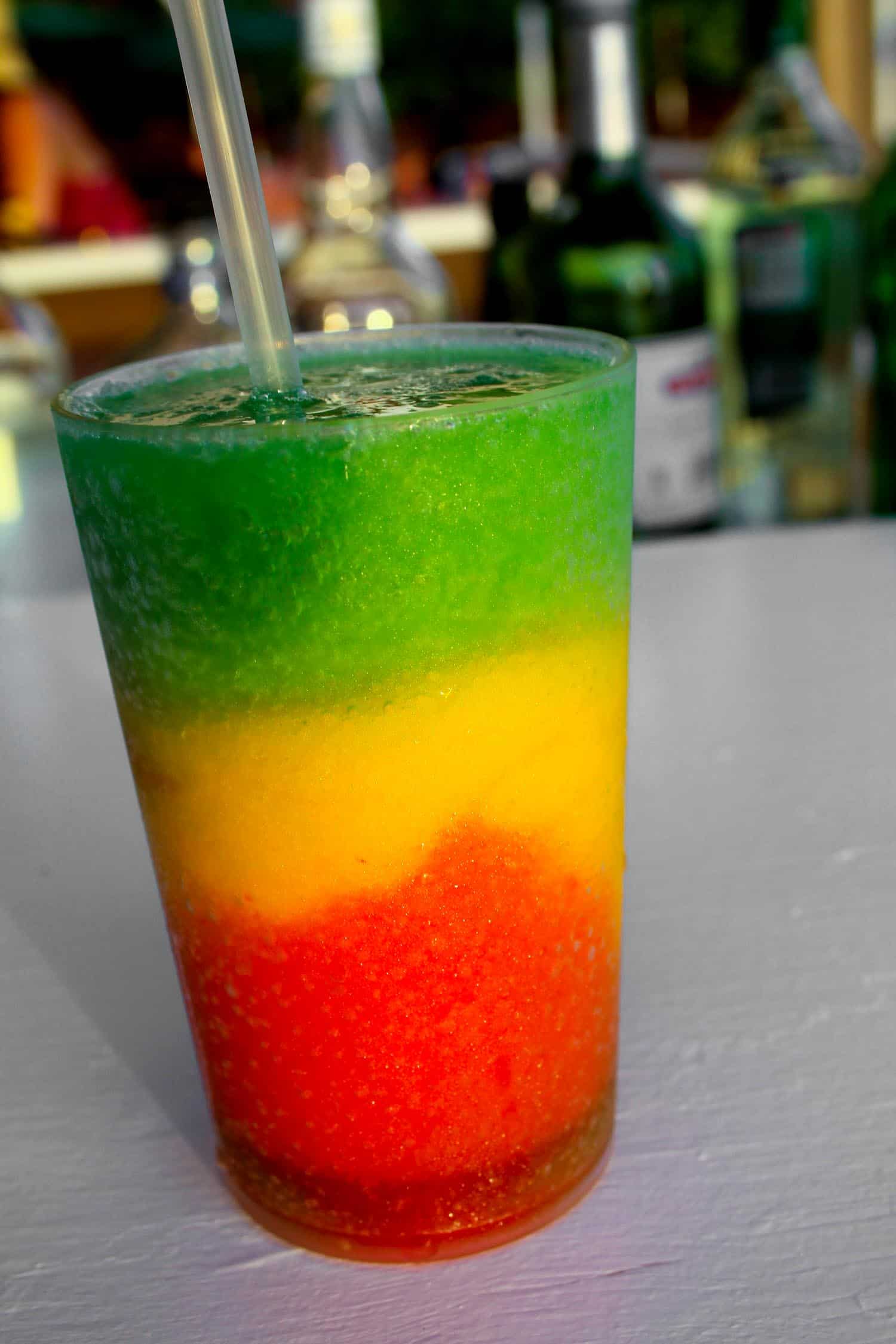 Frozen Bob Marley cocktail in Jamaica