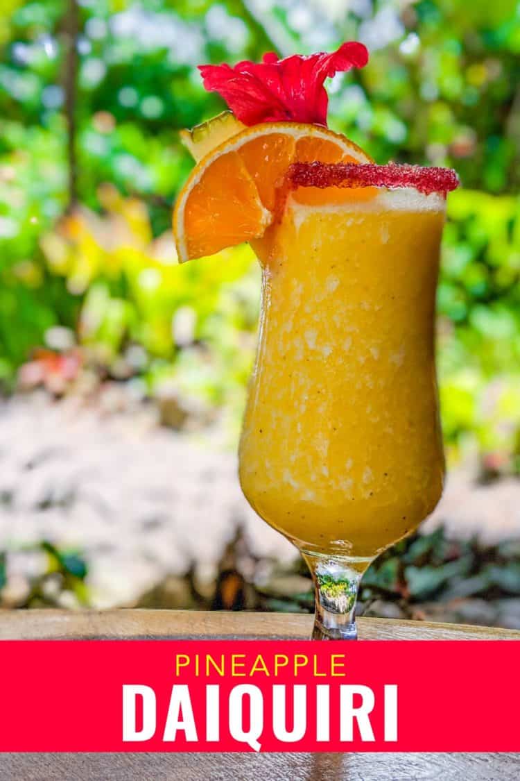 The Easiest Frozen Pineapple Daiquiri Bacon is Magic