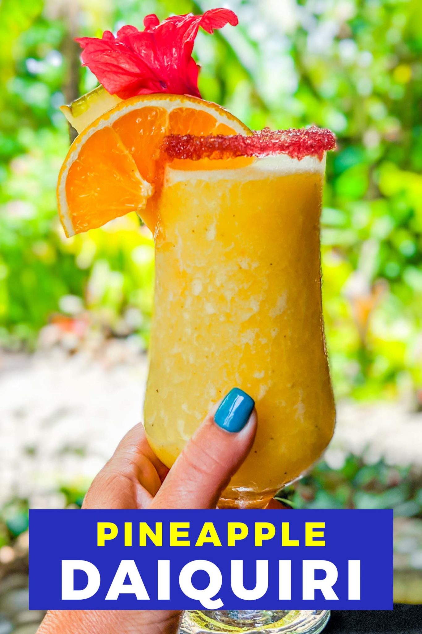 The Easiest Frozen Pineapple Daiquiri Bacon is Magic