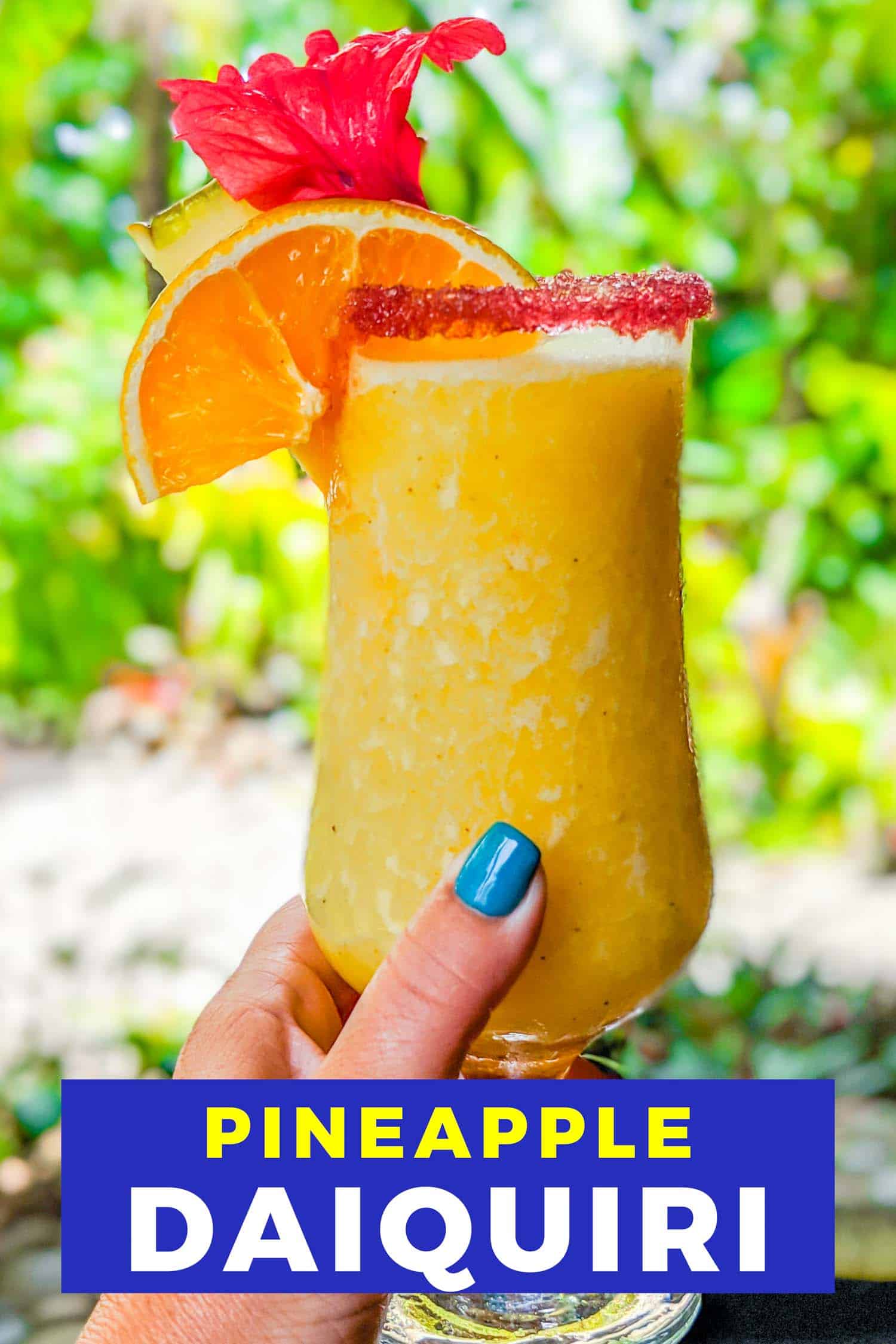 The Easiest Frozen Pineapple Daiquiri Bacon is Magic