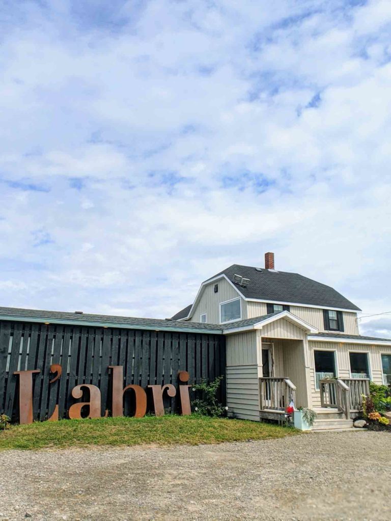 Cape Breton restaurant Cheticamp Labri exterior