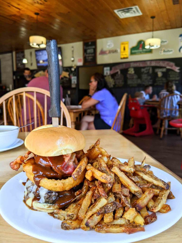 Cape Breton Coastal Restaurant Ringer Burger is considered one of the best Cape Breton restaurants