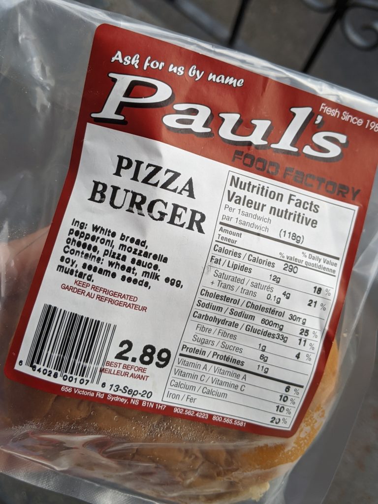 Paul's Pizza Burger