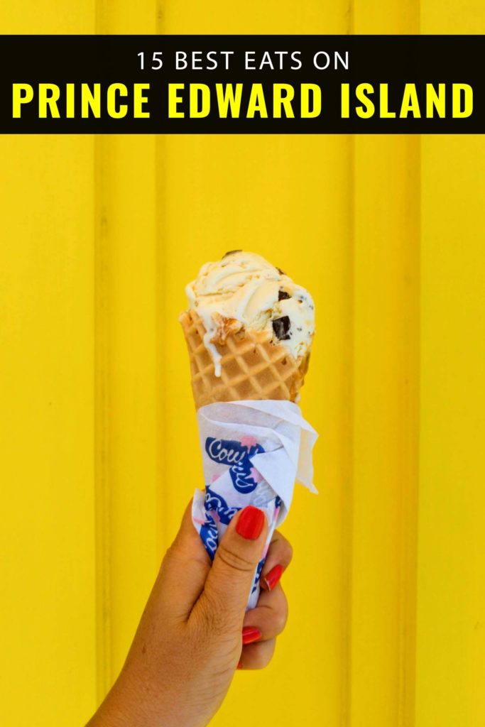 ice cream cone on yellow background