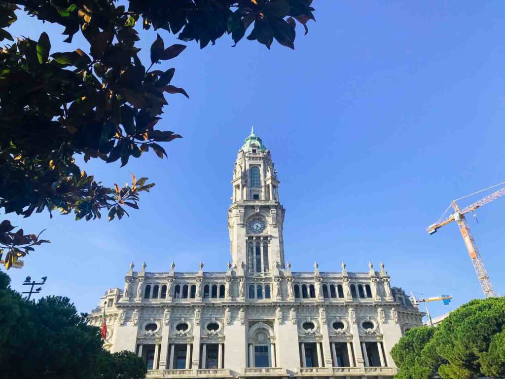 Decorative building in Portugal