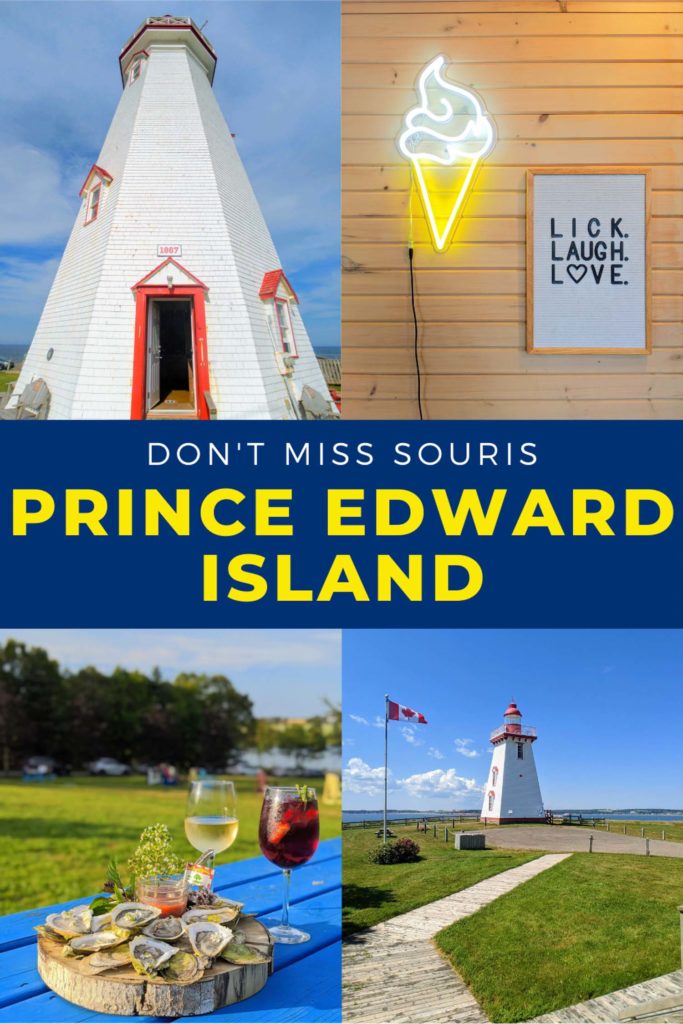 Collage of difference scenes in Souris PEI