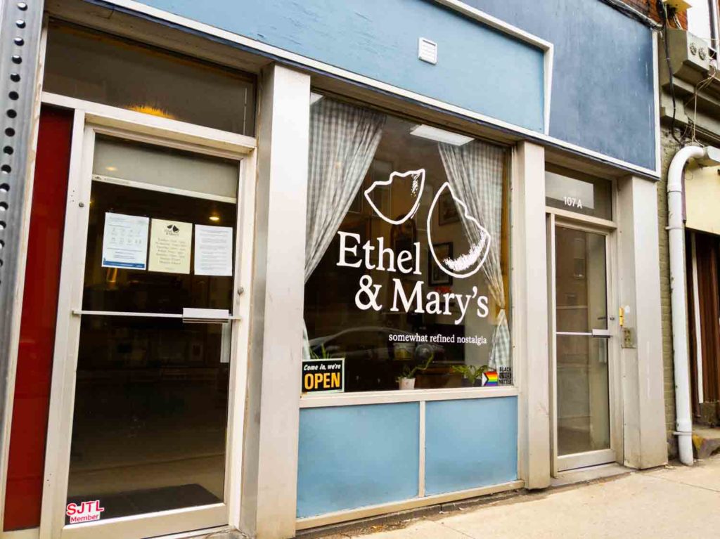 Ethel & Mary's cafe in Saint John, New Brunswick