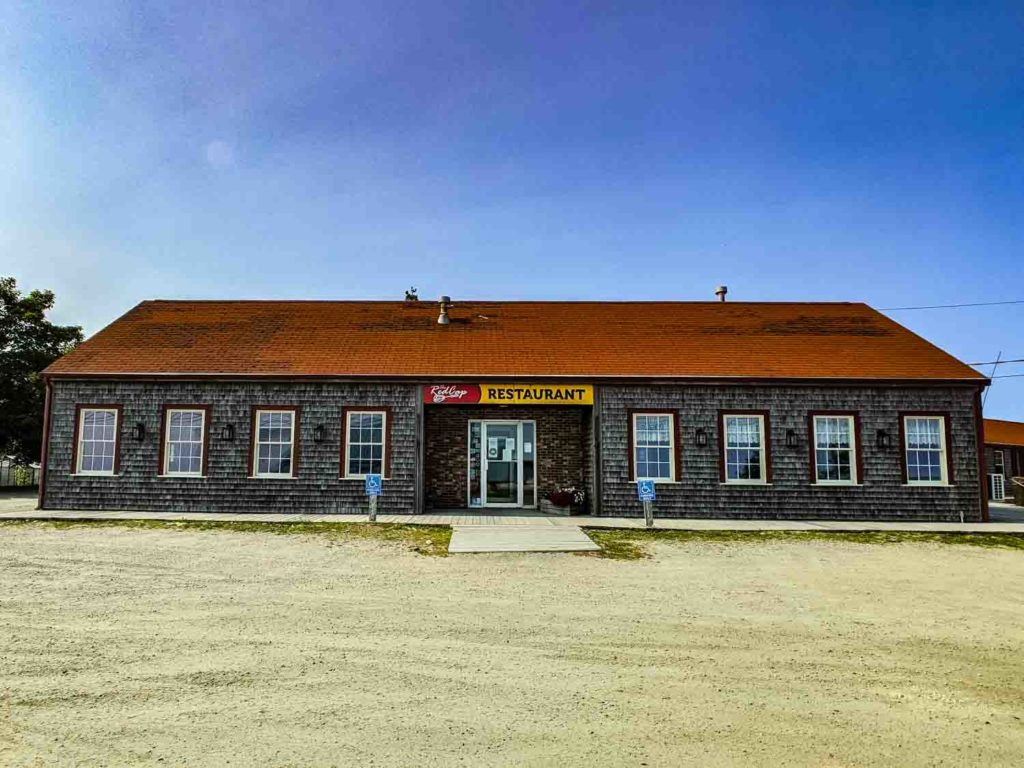 Exterior Red Cap Restaurant in Pubnico, Yarmouth NS Canada