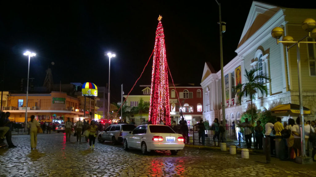 Jamaican Christmas Sam Sharpe Square Montego Bay