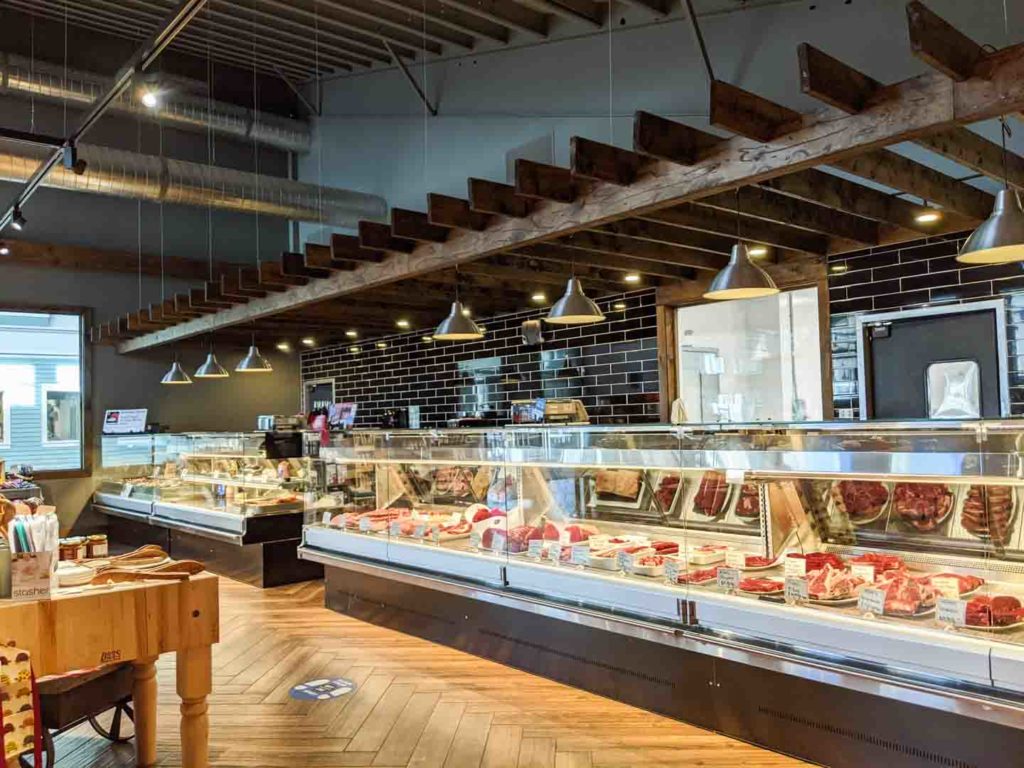 Masstown Market butcher interior