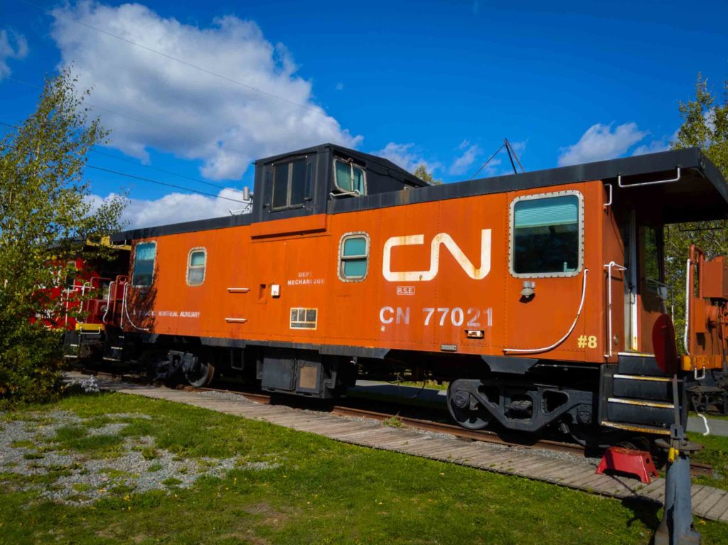 Tatamagouche train station inn room car