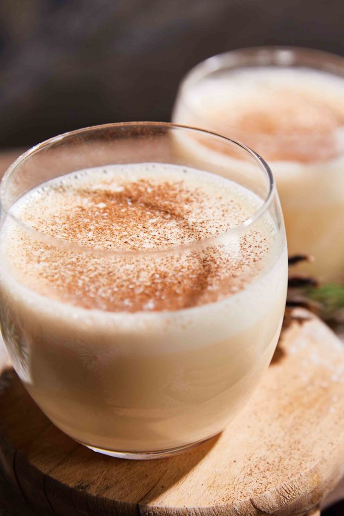 Guatemalan drink on a brown table