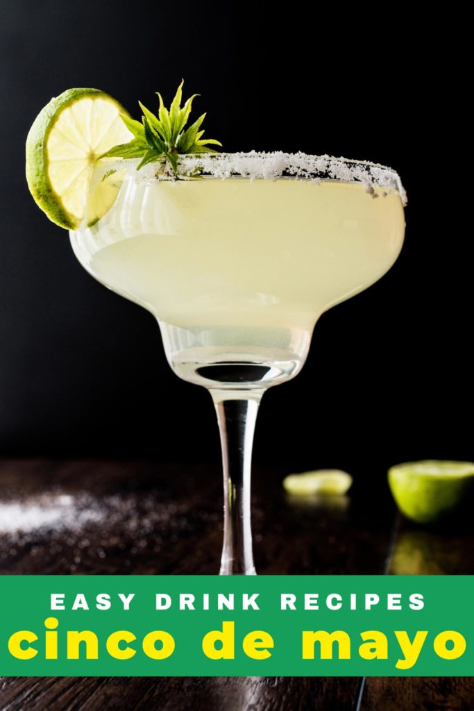 Classic Margarita Cocktail With Lime And Salt.