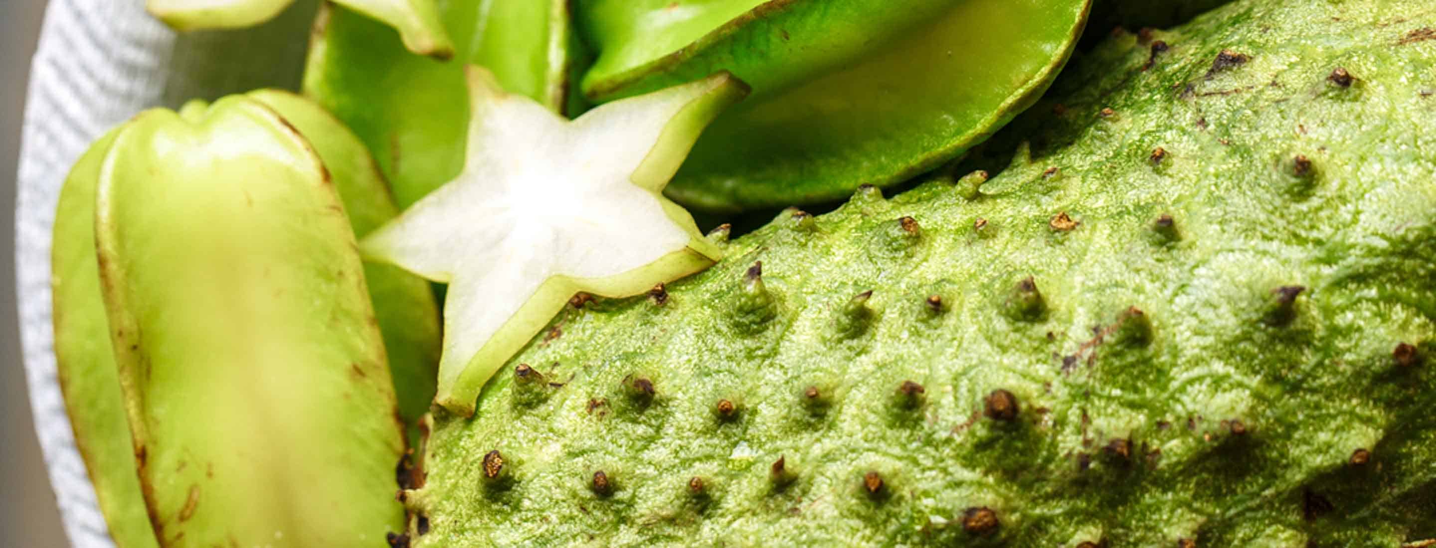 Exotic Guatemala Fruits On A Metal Plate, Close-up