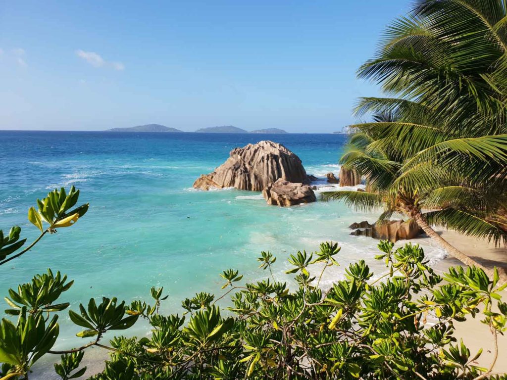 Seychelles island view of coast
