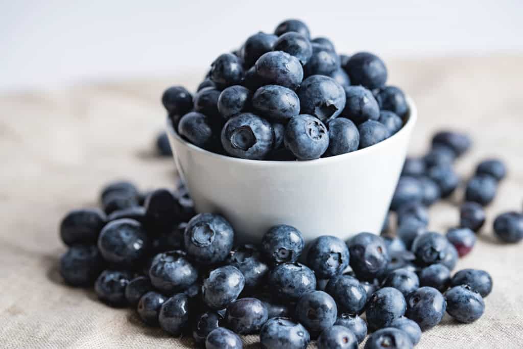 Chilean fruits blueberries