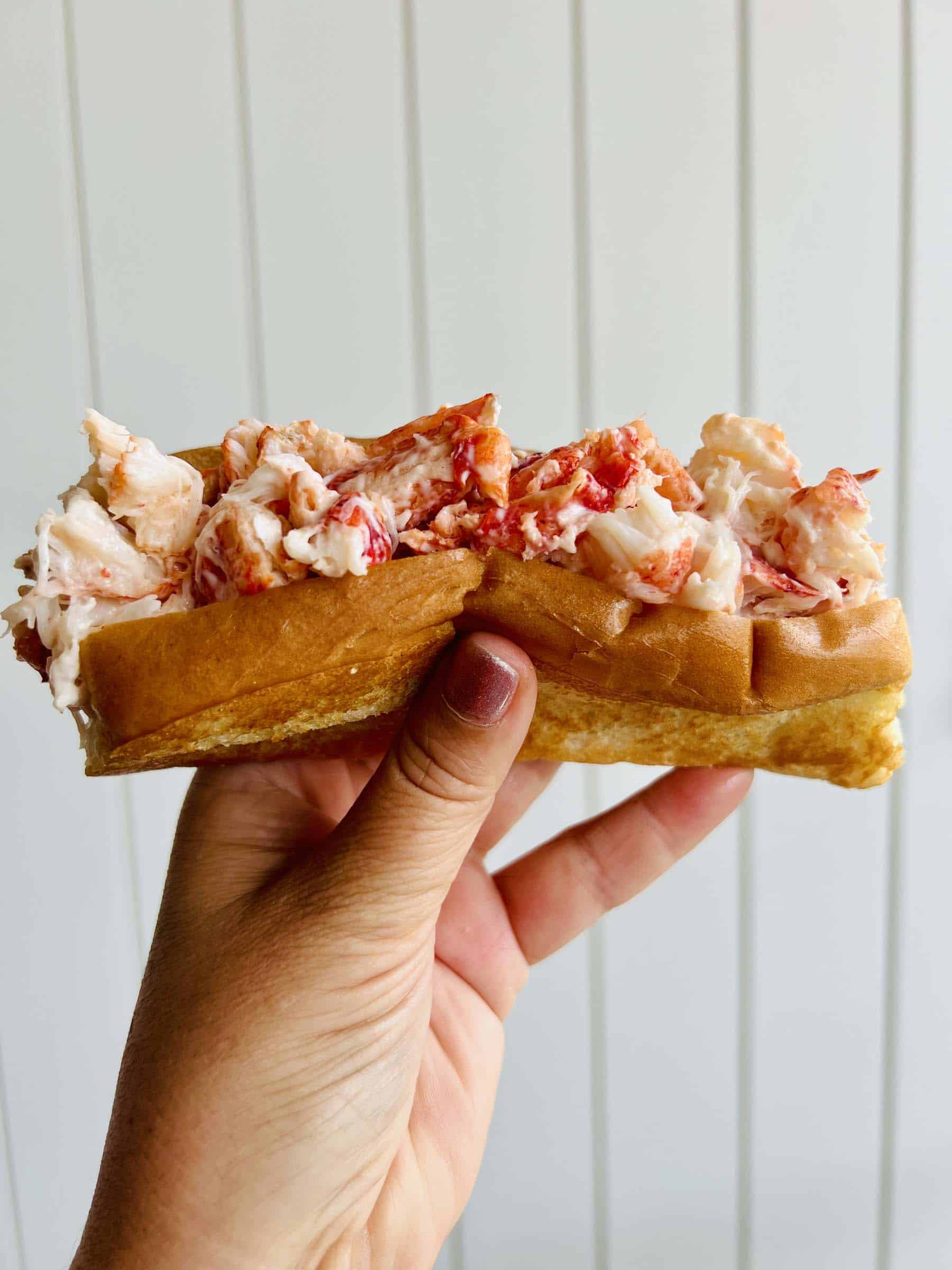 Aboiteau Wharf and Restaurant lobster roll