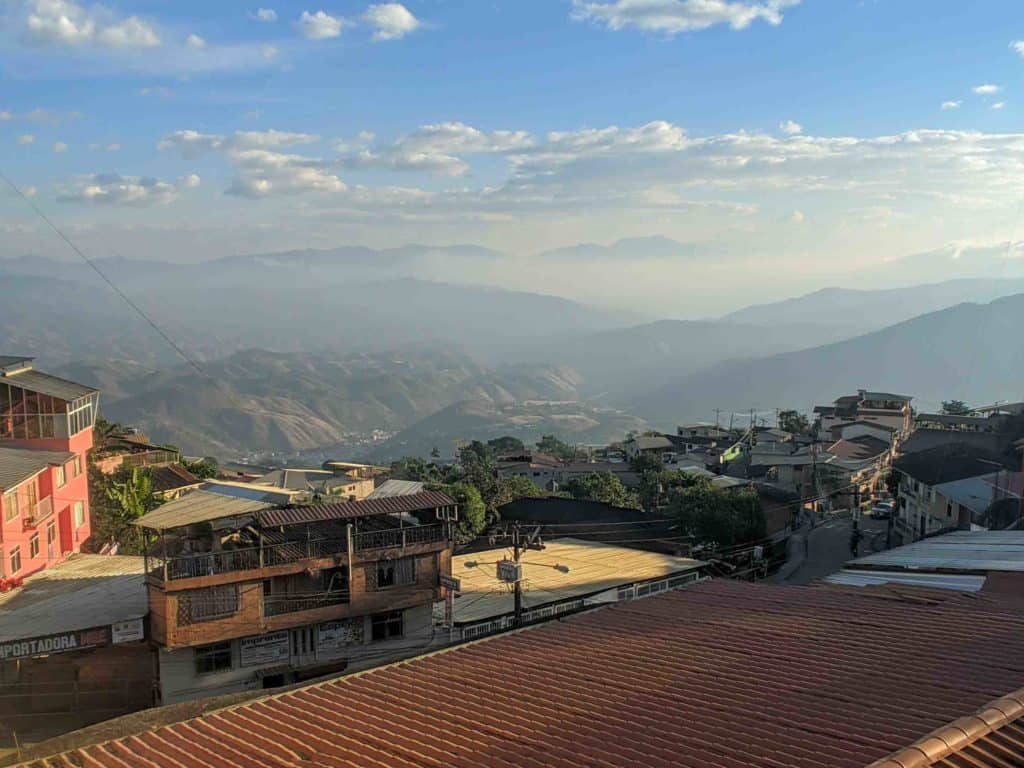 Zaruma Ecuador view of city
