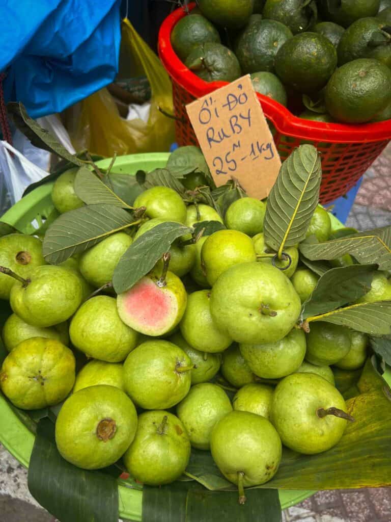 vietnamese guava at market