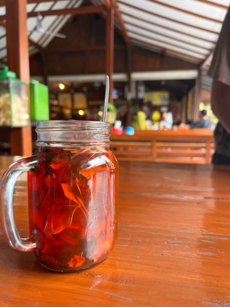 Wedang Jaselang traditional drink in surabay