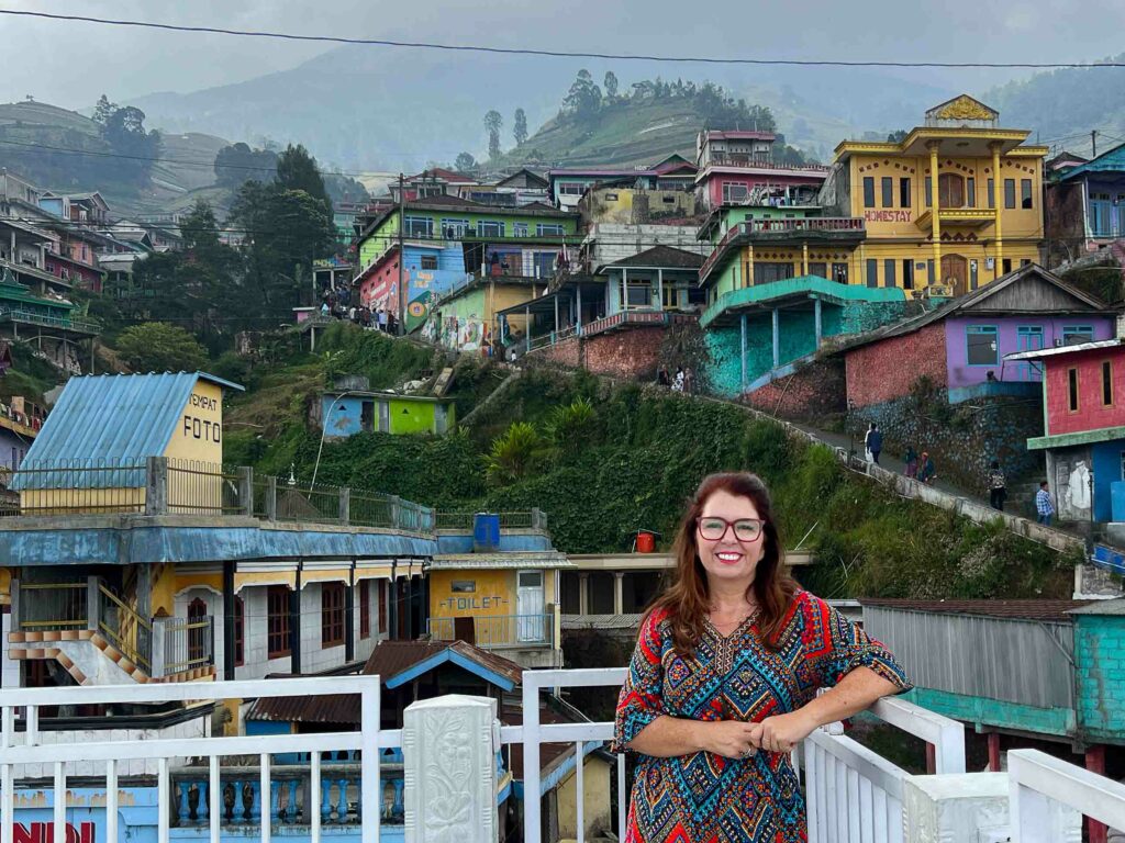 Top of our homestay in Nepal Van Java