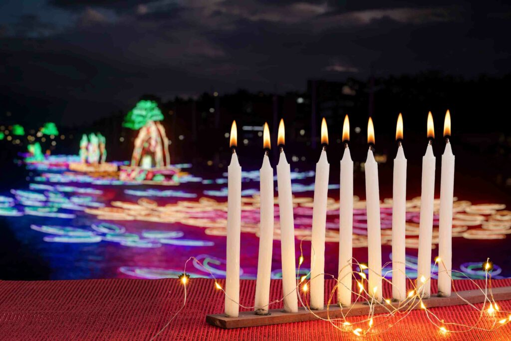 December 7th – Día de las Velitas Colombia Christmas tradition to light candles in Medellin they also begin elaborate Christmas lights
