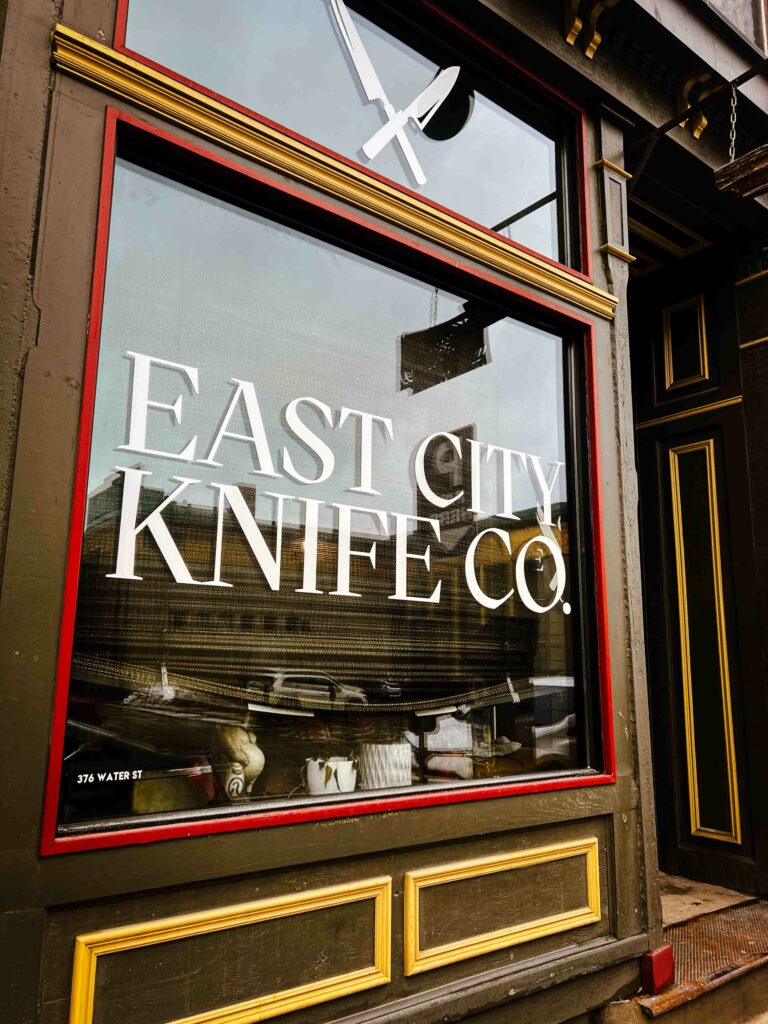 East City Knife Co exterior in Peterborough Canada