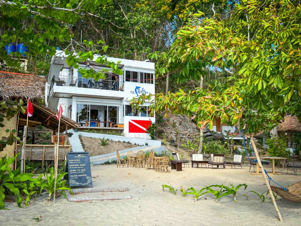 Exterior of Dive Sibaltan El Nido Palawan Philippines