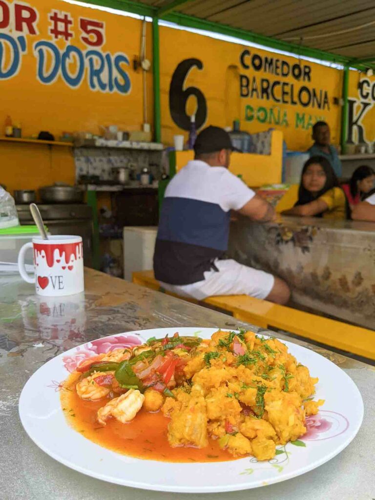 Majado a traditional breakfast from Esmeraldas Ecuador