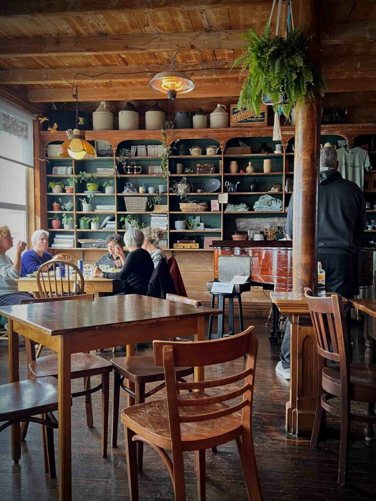 dining room at Cafe de la Grave Magdalen Islands