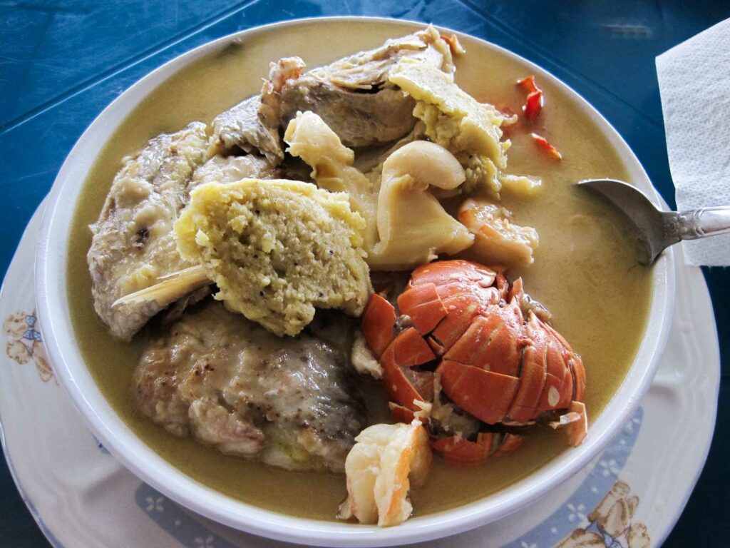 Garifuna dish in Honduras called machuca