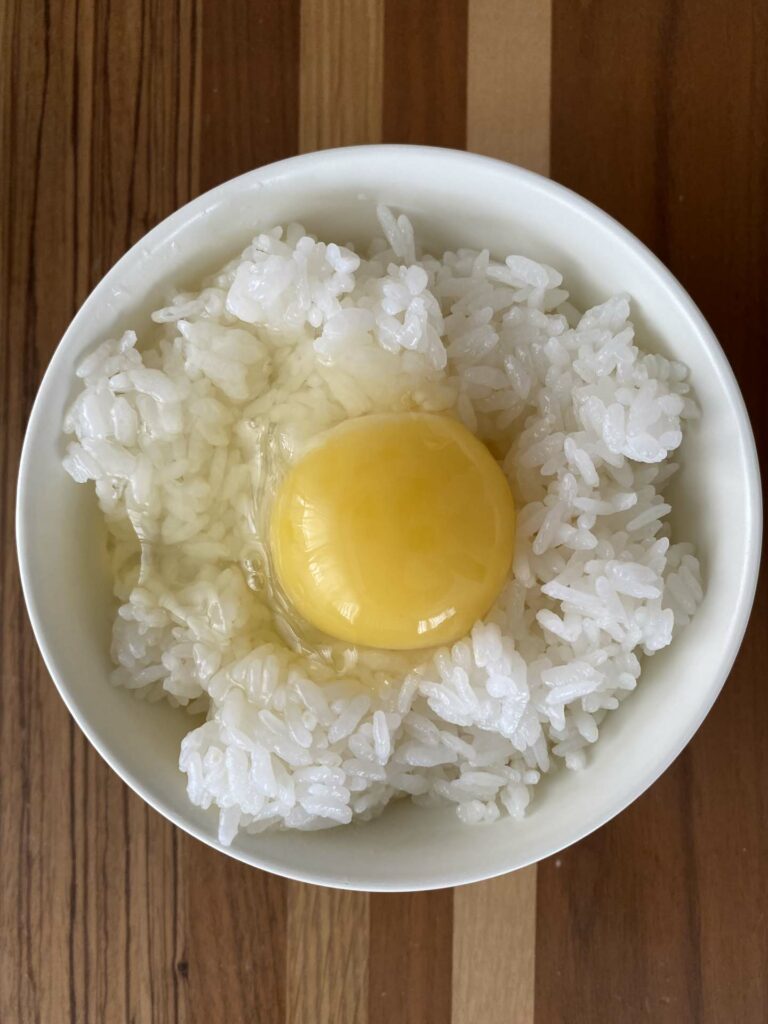 Tamago Kake Gohan breakfast in Japan