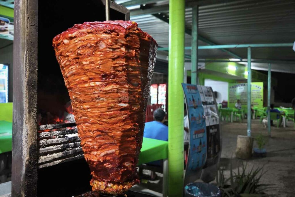 Trompo at Uno y mas tacos in Puerto Escondido