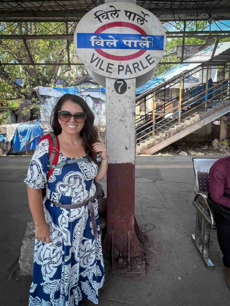 One of many train stations in India
