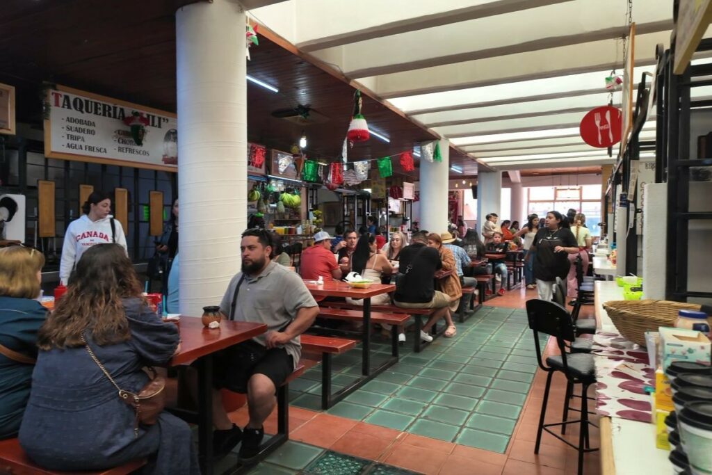 Mazamitla Mercado Muncipal dining hall