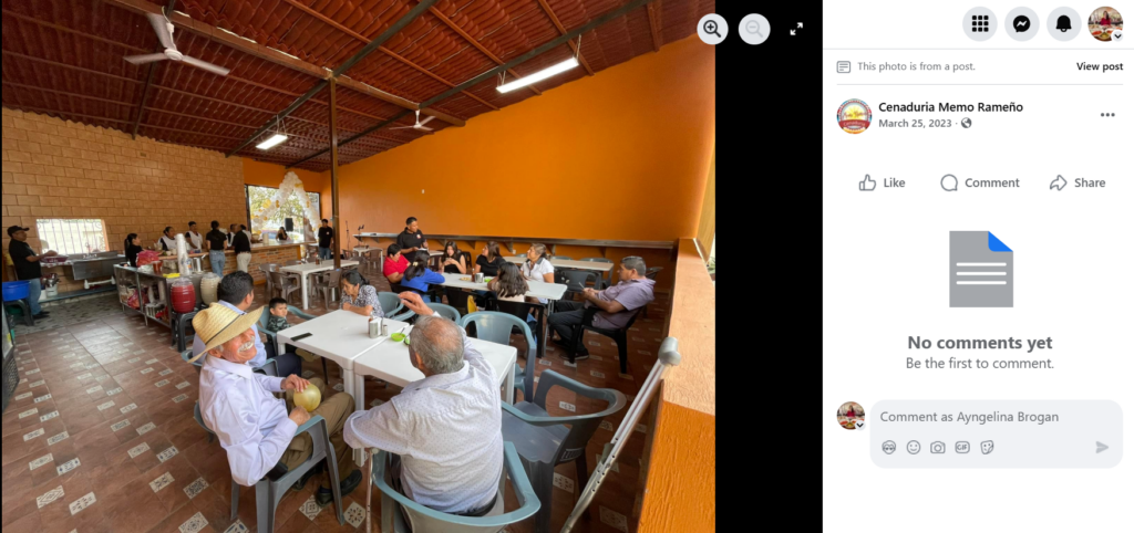 Cenaduria Memo restaurant interior