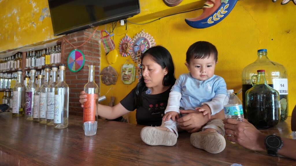 Family owned business making mezcal in Oaxaca
