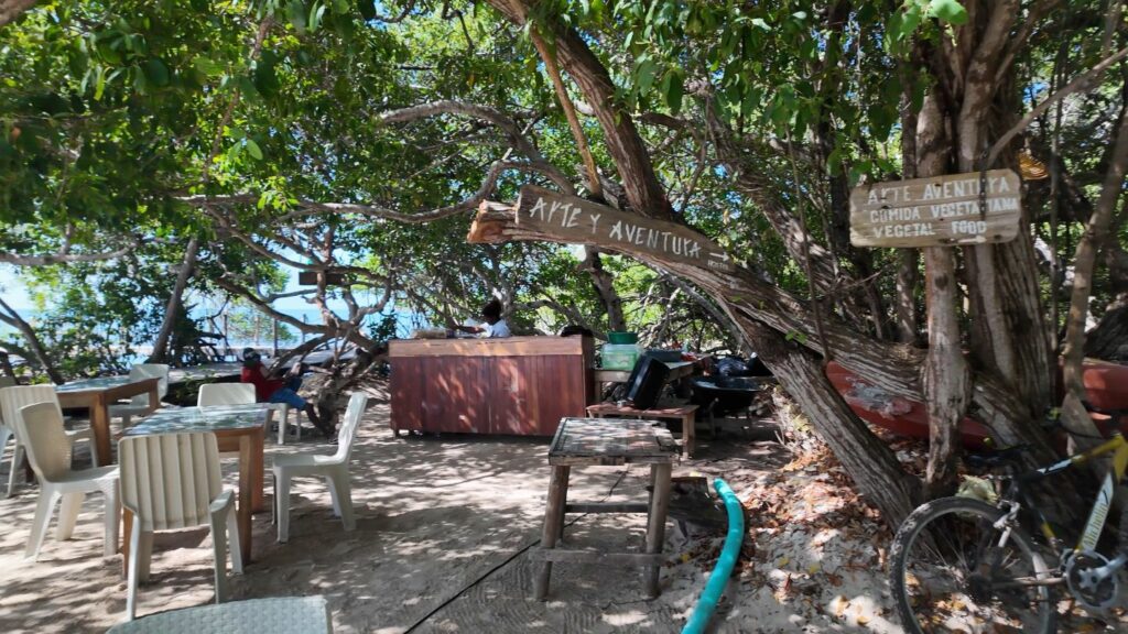 Rosario Islands Playa Escondida beach bar