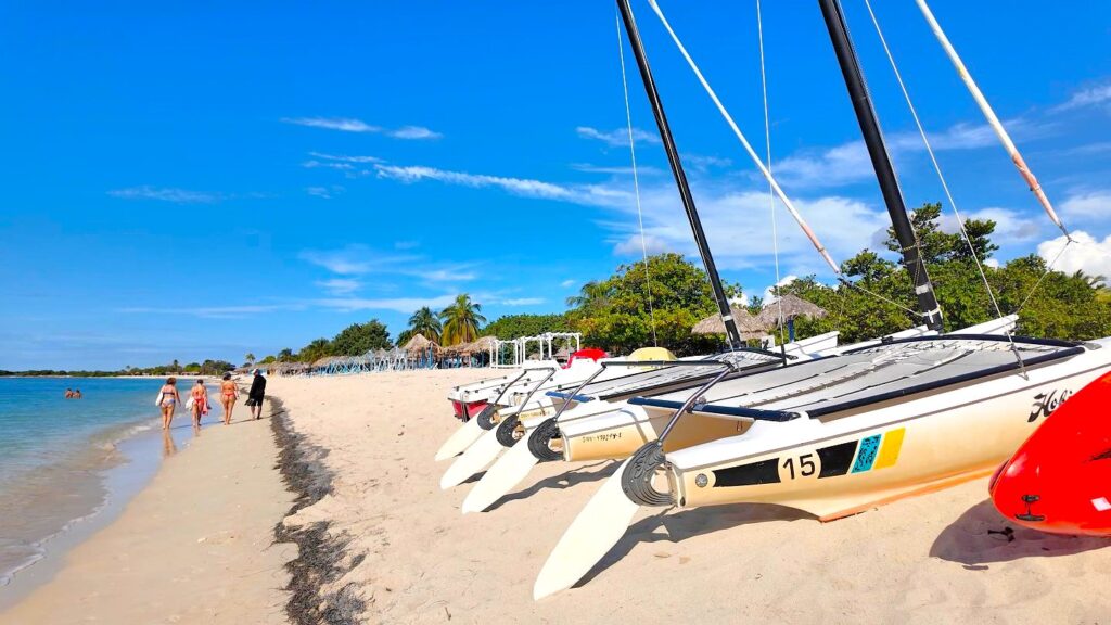 Playa Ancon boats for rent catamaran and pedal boats