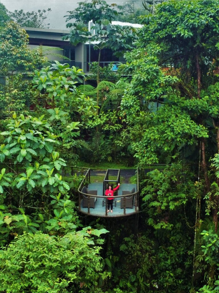 Ayngelina at the Mashpi Lodge Rainforest Hotel