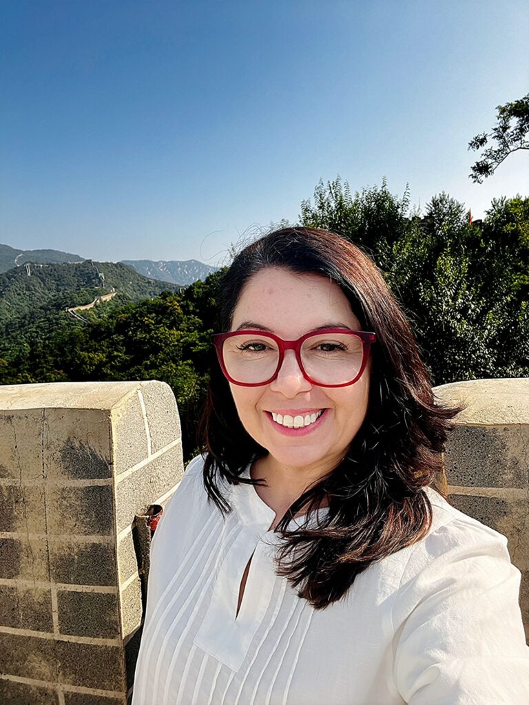 Ayngelina at Great Wall of China