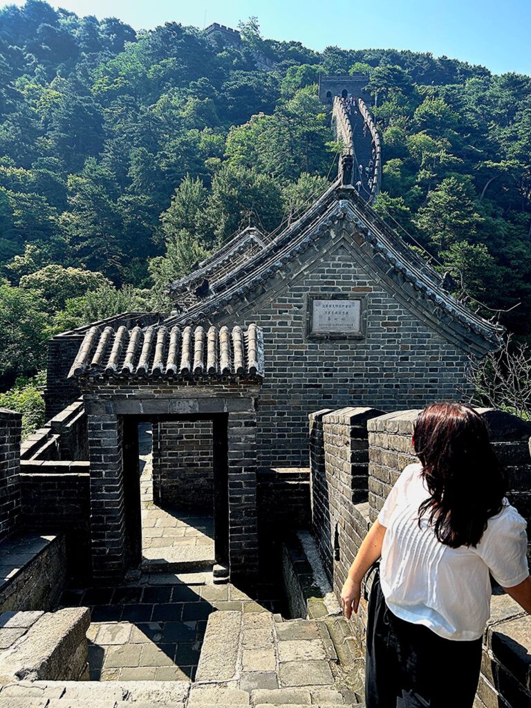 Ayngelina at Great Wall of China Mutianyu