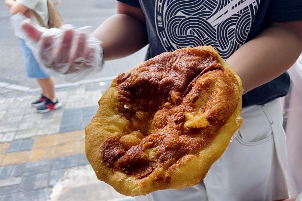 Tian You Bing breakast sweet bread in Beijing