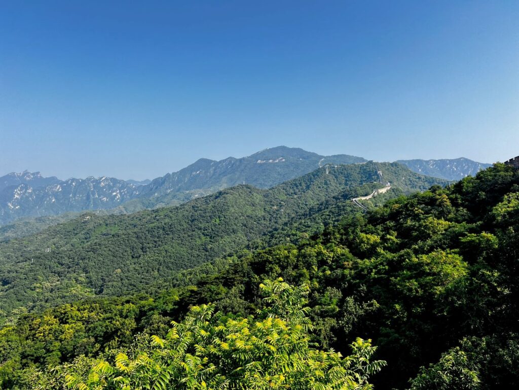 Great Wall of China view from Mutianyu